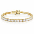 “Boston” Classic Baguette-Cut Tennis Bracelet