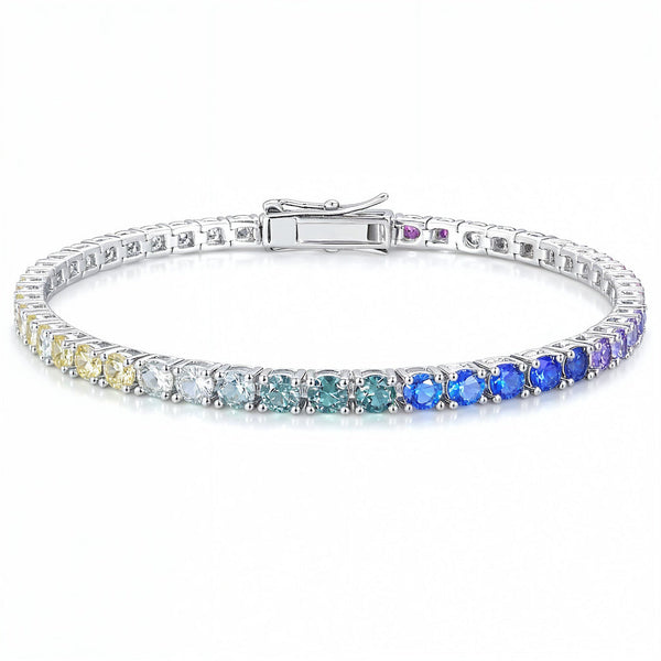 "Miami" Ombre Rainbow Tennis Bracelet 2.0