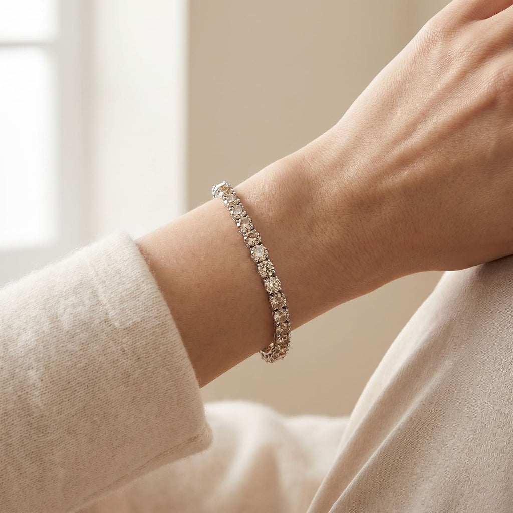 "Miami" Champagne Tennis Bracelet 2.0