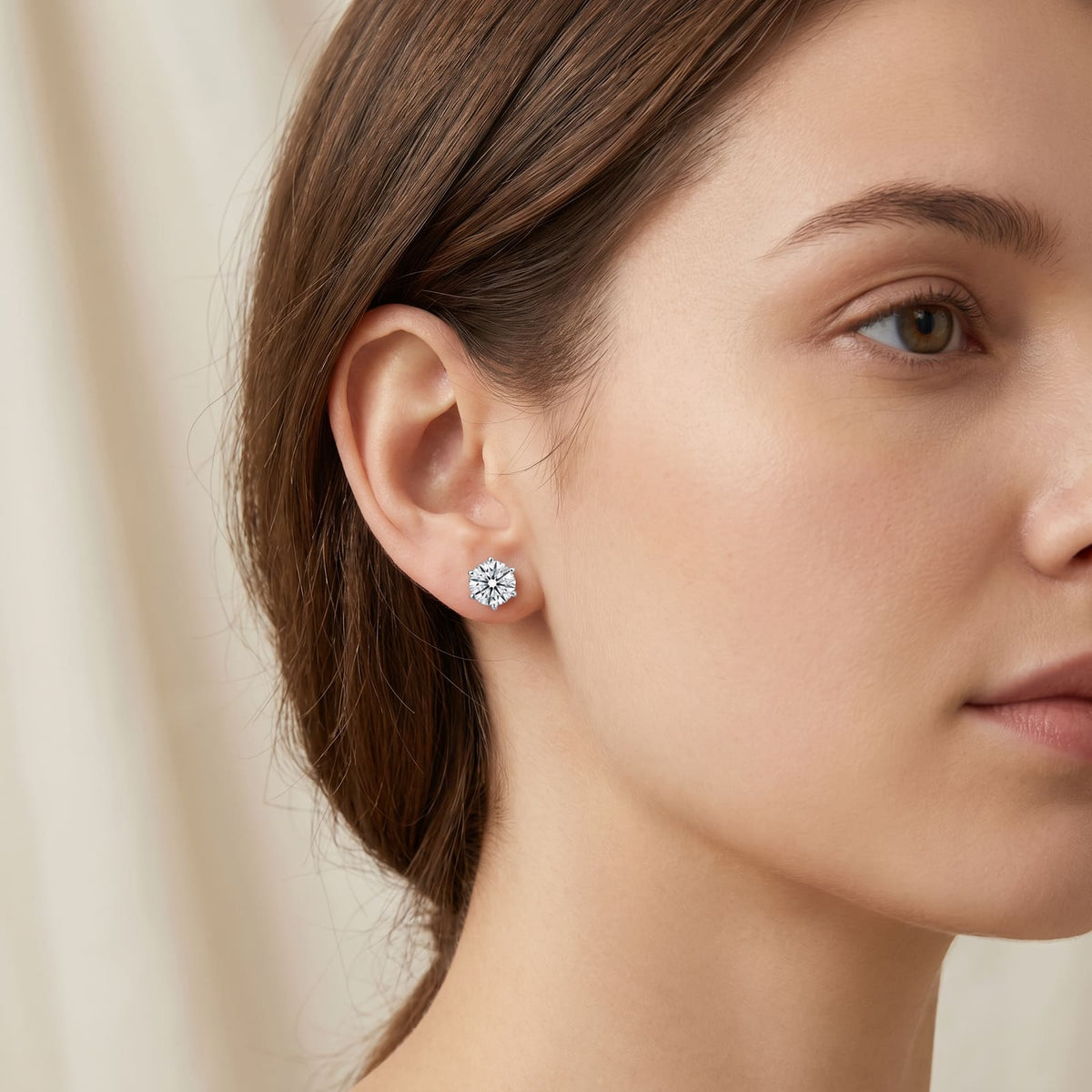 "Miami" Stud Trio Silver Set
