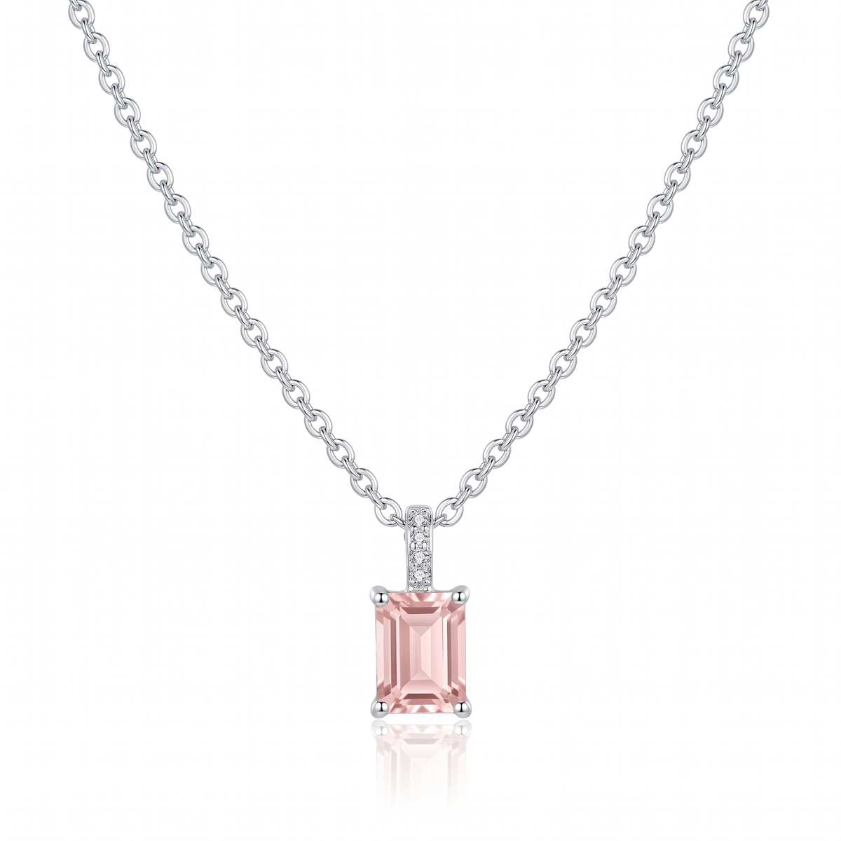 "Cannes" Morganite Pendant