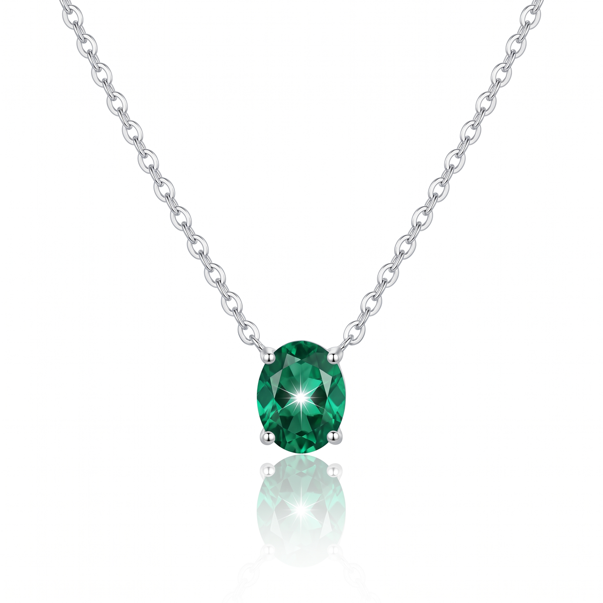 "Milan" Emerald Pendant