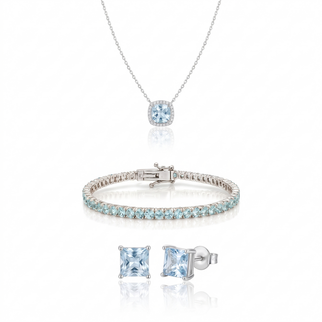 "Miami" Aquamarine Full Look Set