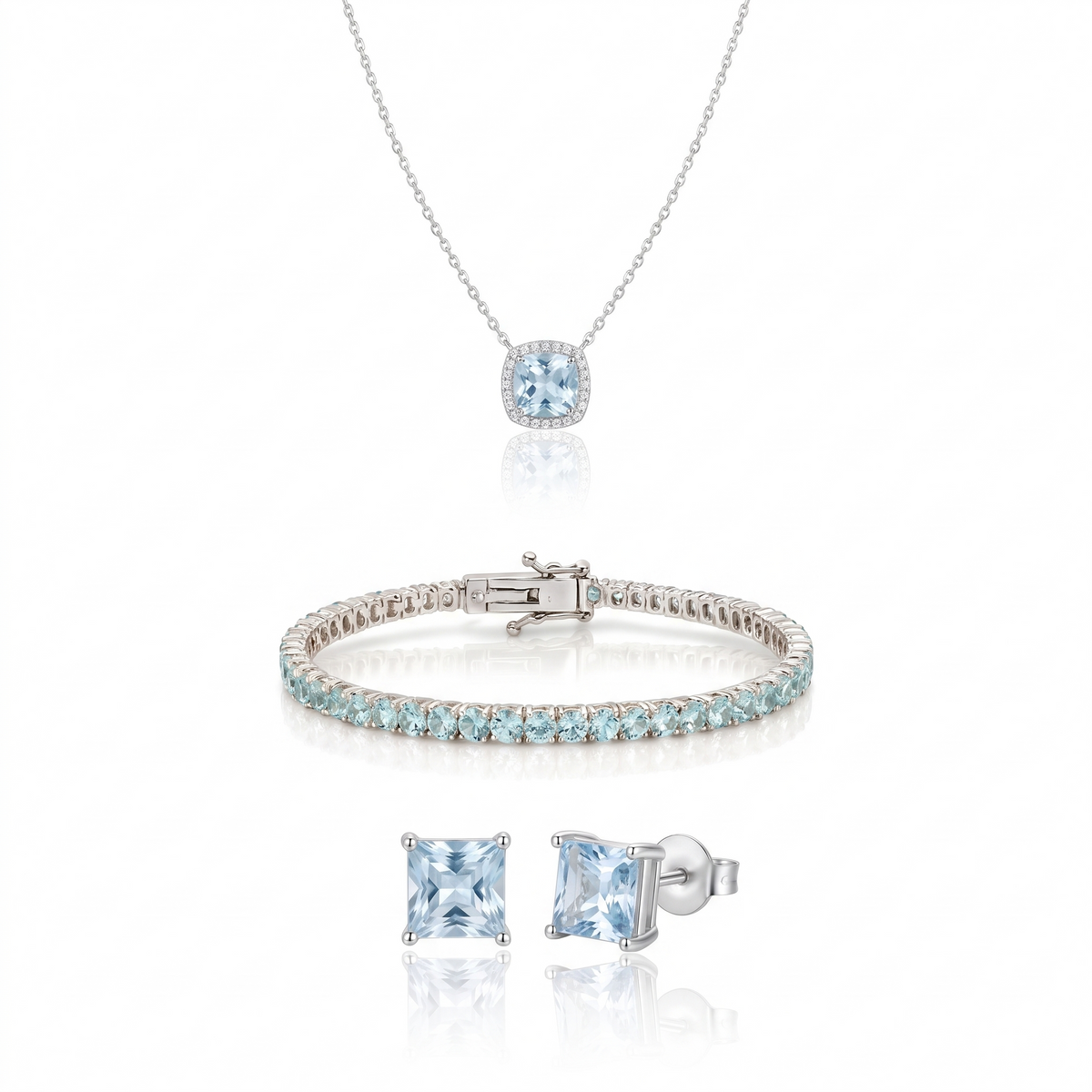 "Miami" Aquamarine Full Look Set