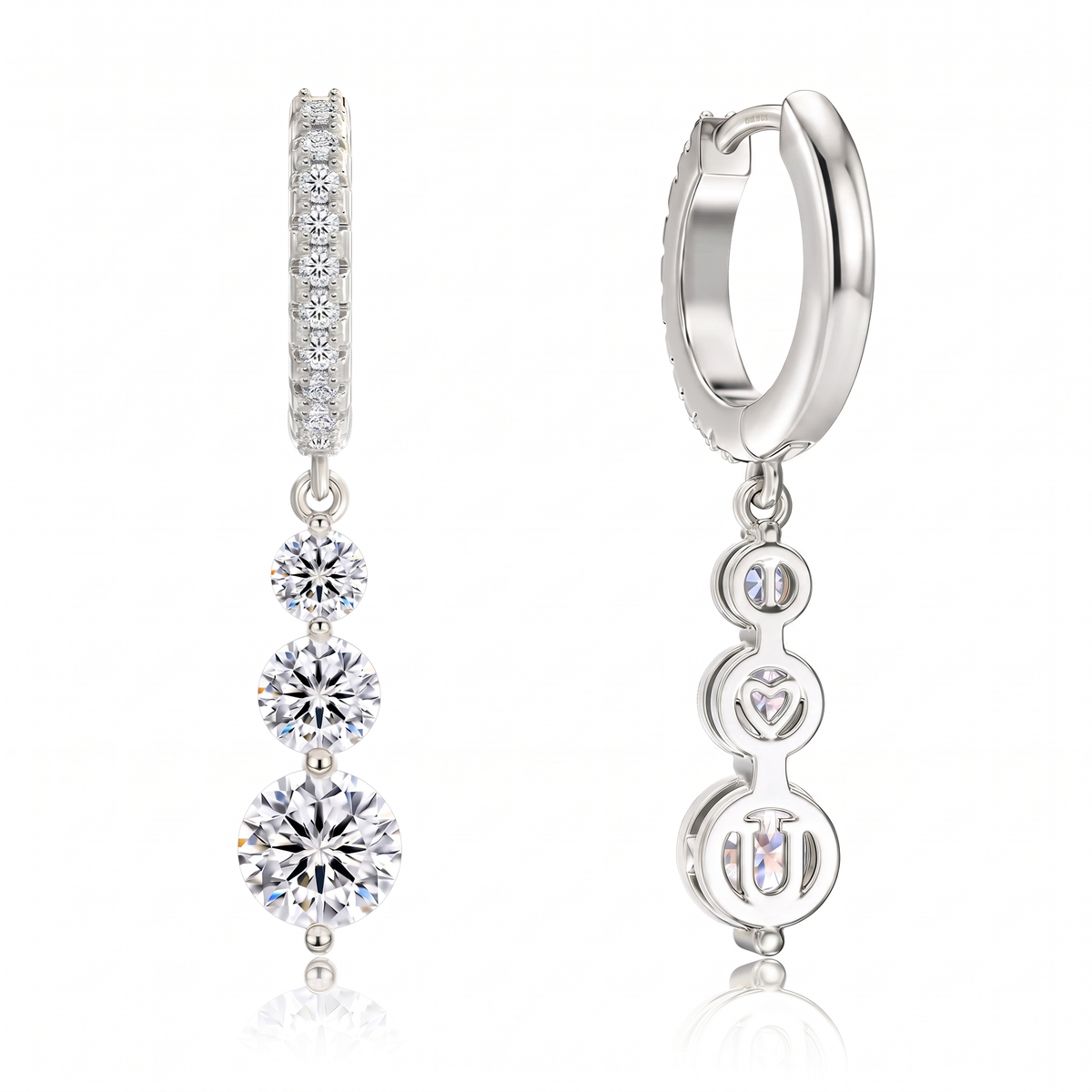 "Shanghai" Graduated Drop Earrings