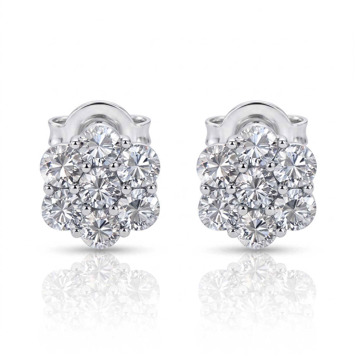 "Marseille" Flower Cluster Studs