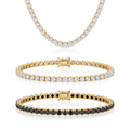 "Miami" Classic Choker & Onyx Stack Trio Set