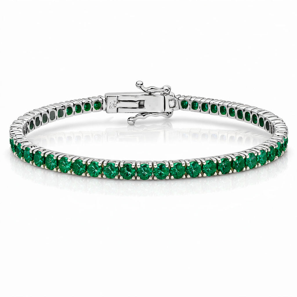 "Miami" Emerald Tennis Bracelet 2.0