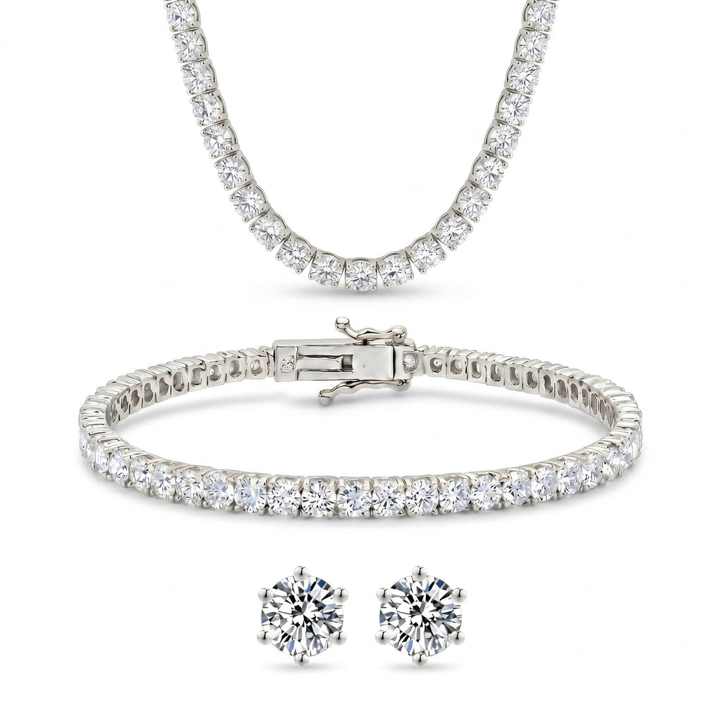 "Miami" Classic Tennis Silver Set