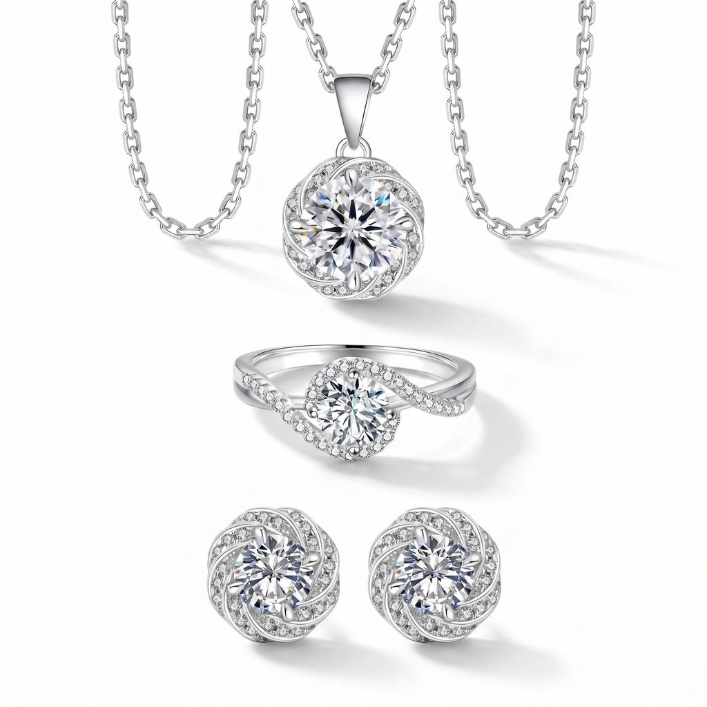 "Stockholm" Swirl Halo Set