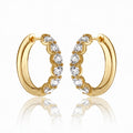 "Tallinn" Slim Pavé Hoops